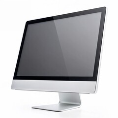 Modern computer monitor with sleek design on a white background
