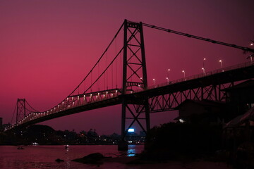 Bridge sunset