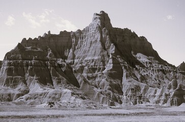 Badland National Park B&W