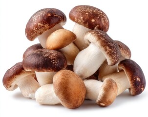 Fototapeta premium Cluster of fresh mushrooms