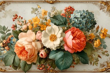 classic colorful spring flowers high resolution picture