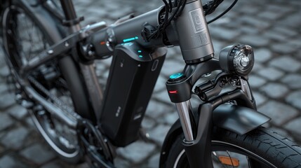 Explore the city with this sleek modern electric bicycle, perfect for urban adventures and eco-friendly commuting with style and ease