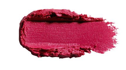 Vibrant lipstick stroke : A close-up showcases a vivid stroke of rich, vibrant lipstick, offering a glimpse into a world of beauty and self-expression. 