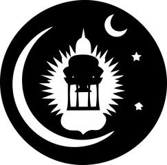 Beautiful Ramadan Candle with Soft Glow for Peaceful Spiritual Decoration