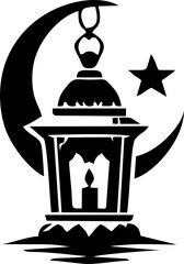 Beautiful Ramadan Candle with Soft Glow for Peaceful Spiritual Decoration