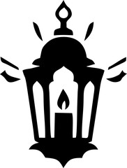 Beautiful Ramadan Candle with Soft Glow for Peaceful Spiritual Decoration