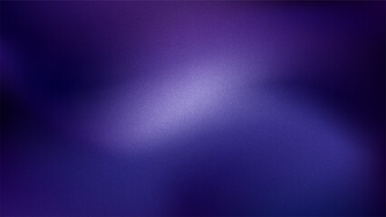 Purple grain texture with glowing light effect. Abstract noisy background design for wallpaper or digital product display.