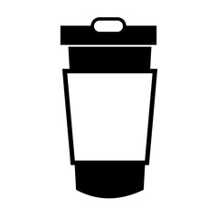 Bottle vector, clip art, and symbol. Flat design of  drink concept and simple design