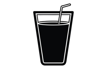 drink outline silhouette vector art