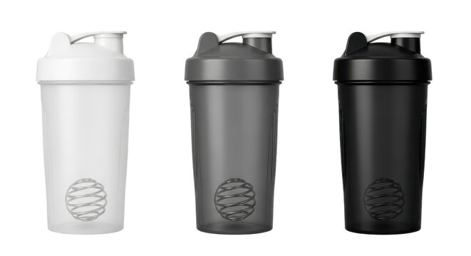 A classic white six panel interior door and frame standing wide open. Isolated on transparent background, png