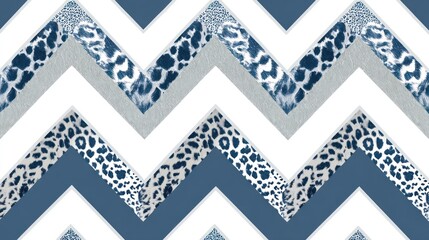 Obraz premium Geometric pattern with animal print