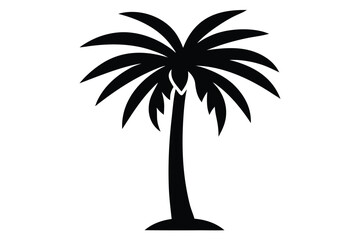 palm outline silhouette vector art