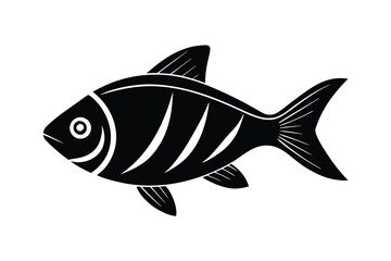 reef fish silhouette vector art