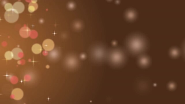 Soft Glowing Bokeh Lights Cinematic Abstract Warm Particles Overlay