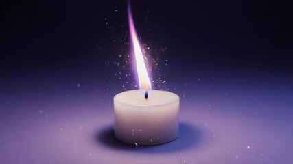A softly flickering candle in the dark, symbolizing remembrance for those lost and a beacon of hope for the future. A solemn, respectful background for memorials.