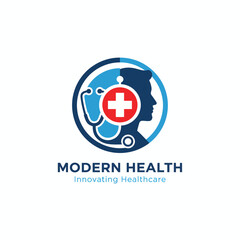 professional health clinic icon logo