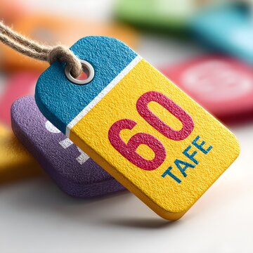 Exclusive 60 TAFE Offer on Colorful Tags for Retail Promotions - Capture Attention with Vibrant Sale Signage and Special Discounts Today!