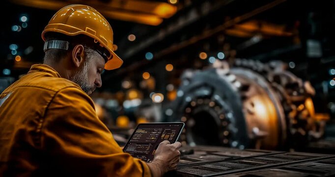 Smart Factory Dashboard AI Analytics Operator Tablet Control