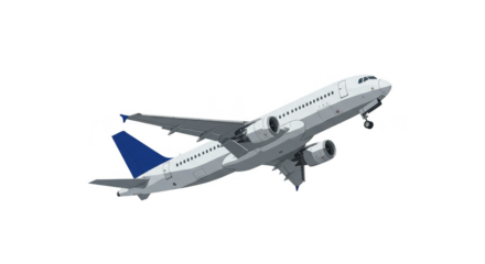 Pixel Art Airplane Taking Off Isolated Transparent Background