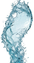 Transparent Water Splash Isolated Background