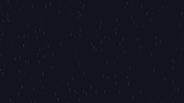 Dynamic Rainstorm with Flashing Lightning HTML Animation