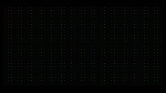 Futuristic Digital Data Grid Glitch & Hex Code Cascade Animation