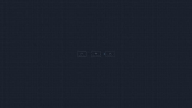 Animated Technical Data Flowchart Process