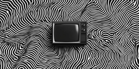 Disinformation campaigns in media analyzing tv's role in shaping public perception digital environment abstract viewpoint