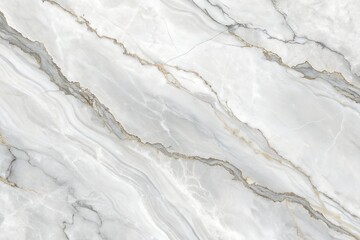 Elegant white marble texture with subtle grey and gold veining for luxurious backgrounds