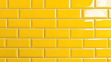 Bright yellow rectangular tiles arranged in a grid pattern.