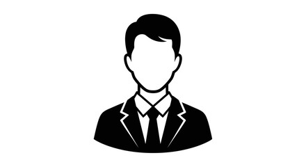 Minimalist High Contrast Vector Icon with Clean Lines for Modern Design