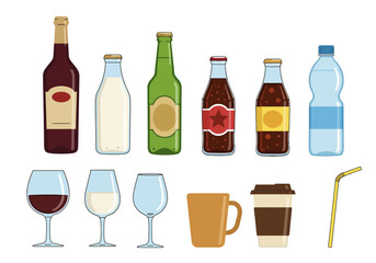 Assorted Beverage Collection Refreshing Drinks for Every Occasion