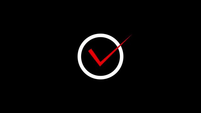 A glowing check mark icon symbolizing approval, verification, success, and task completion. Perfect for user interface design, business presentations, project approval graphics, achievement visuals, a