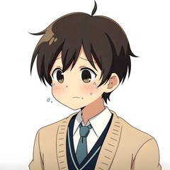 Middle school students 2D characters