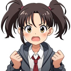 Middle school students 2D characters