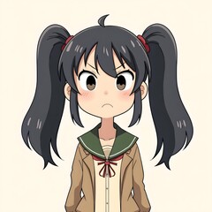 Middle school students 2D characters