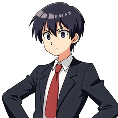 Middle school students 2D characters