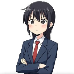 Middle school students 2D characters