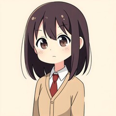 Middle school students 2D characters