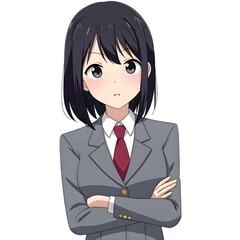 Middle school students 2D characters