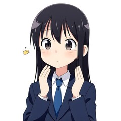 Middle school students 2D characters