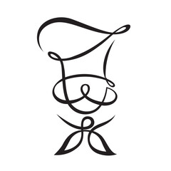 moustache chef head icon isolated on white background