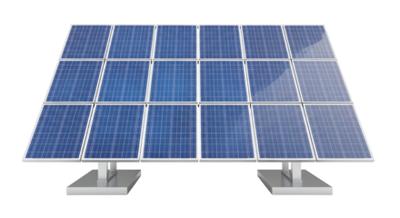 Solar panel array capturing clean energy for sustainable living and eco-friendly power generation