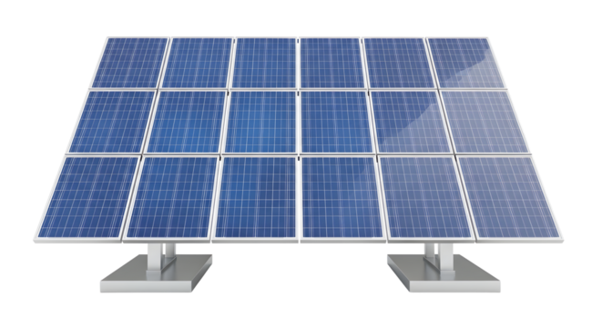 Solar panel array capturing clean energy for sustainable living and eco-friendly power generation