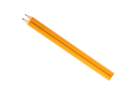 透明背景（png）に2本の鉛筆