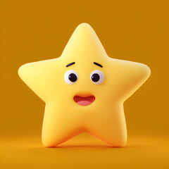 3d Pentagram with emotion