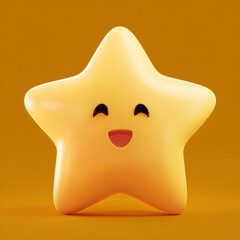 3d Pentagram with emotion