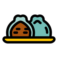 Meat bun icon