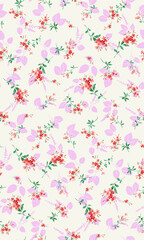 simple floral pattern with small flowers

