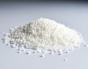 White Granules Pile Closeup.